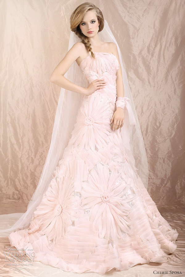 flower wedding dress 2012