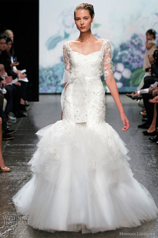 monique lhuillier bridal fall 2012