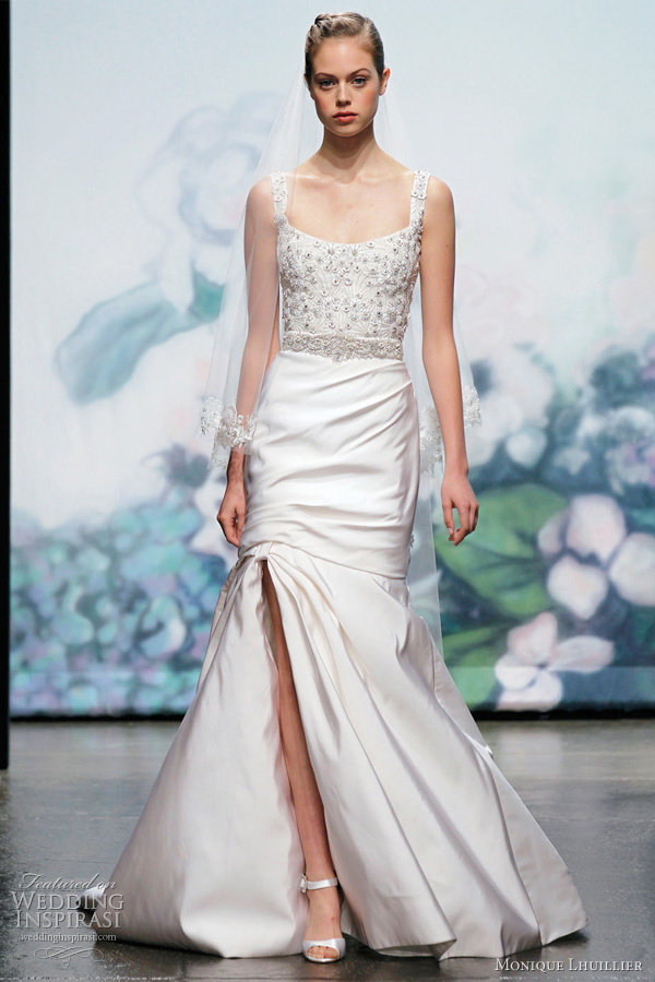 monique lhuillier fall 2012 bridal gown