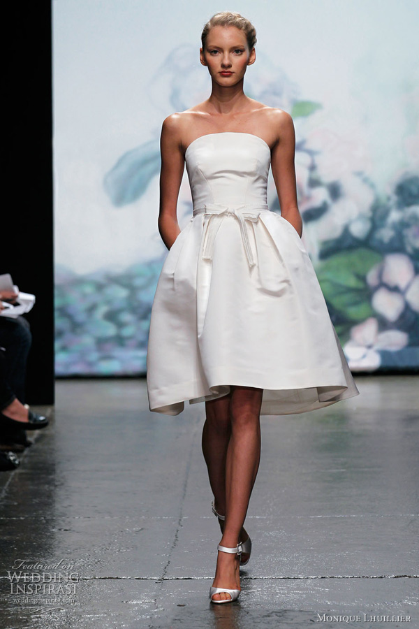 monique lhuillier short wedding dresses monique lhuillier short wedding dresses