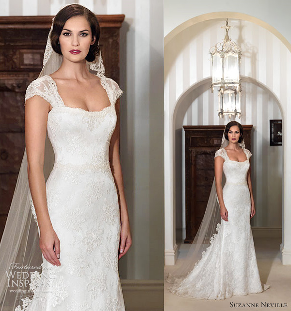 suzanne neville 2012 wedding dresses - Lucia lace dress