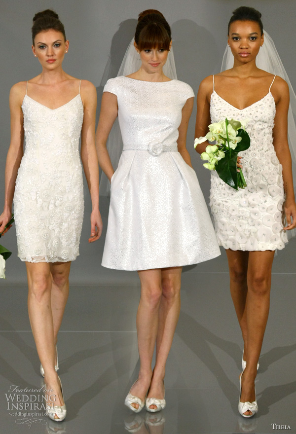 theia fall 2012 short wedding dresses