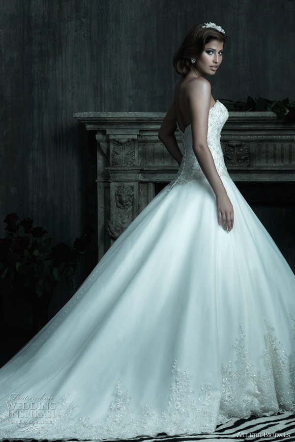 allure bridals couture ball gown c206