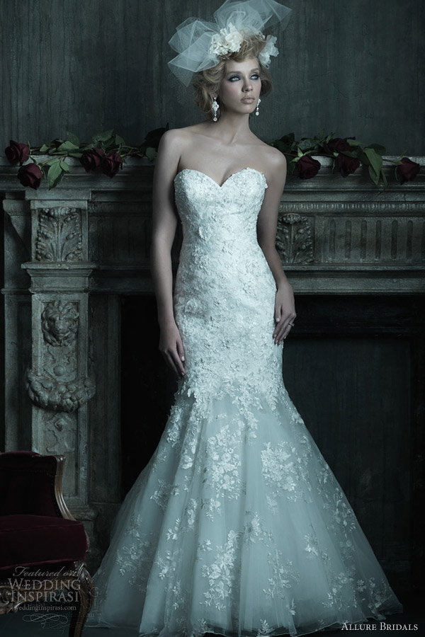 allure bridals wedding dresses 2012 c205