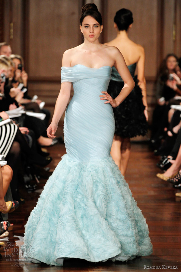 blue wedding dress romona keveza - style RK264