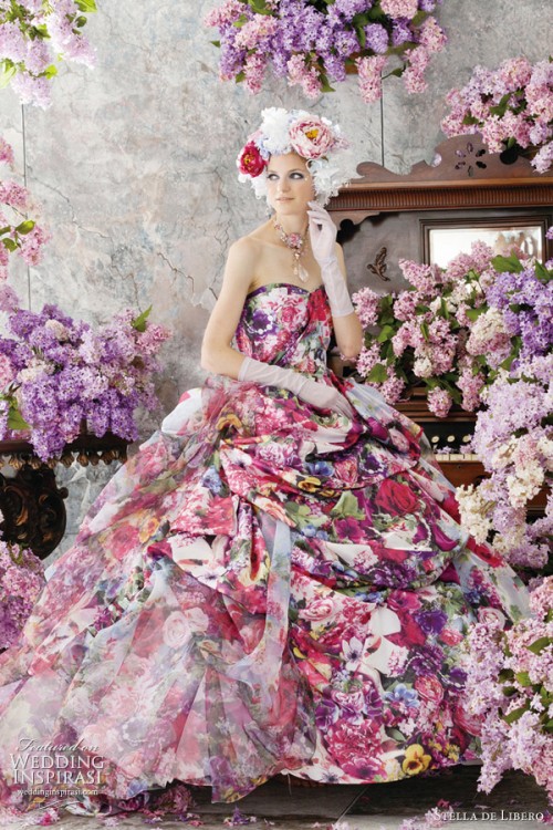 Stella de Libero Color Wedding Dresses | Wedding Inspirasi
