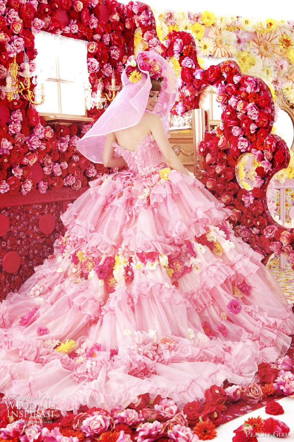 Peachy Girl Wedding Dresses | Wedding Inspirasi