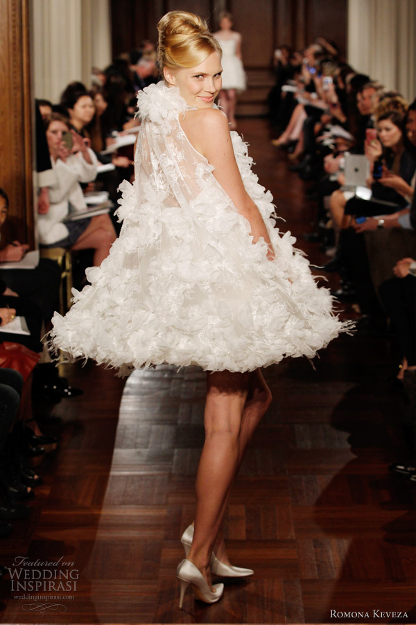 romona keveza short wedding dresses 2012 - RK260 