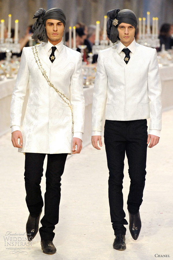 chanel mens wear wedding