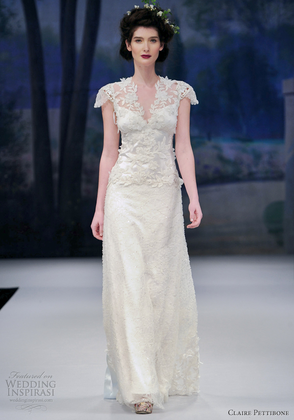 claire pettibone 2012 wedding dress collection