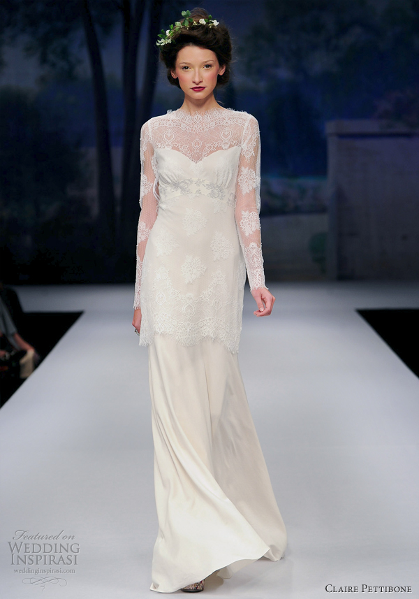 claire pettibone 2012 wedding gown