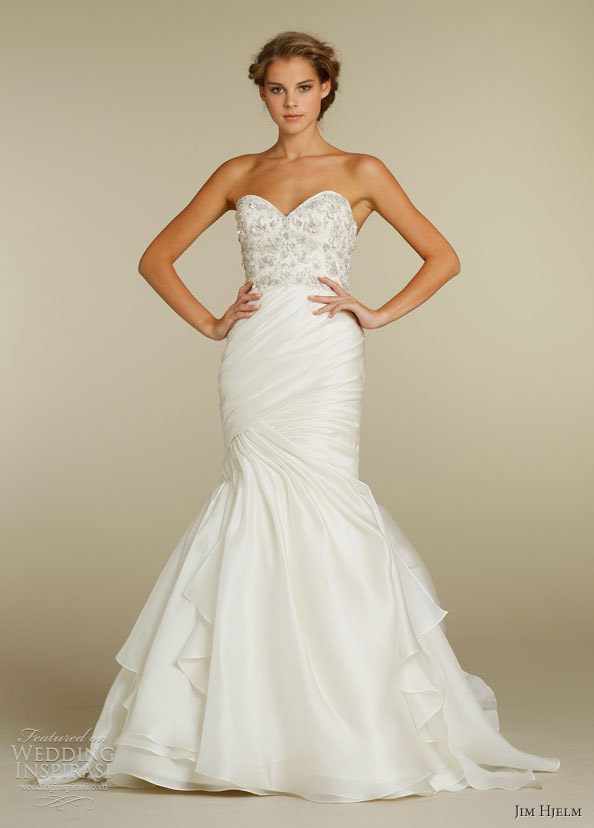 jim hjelm spring 2012 wedding gown