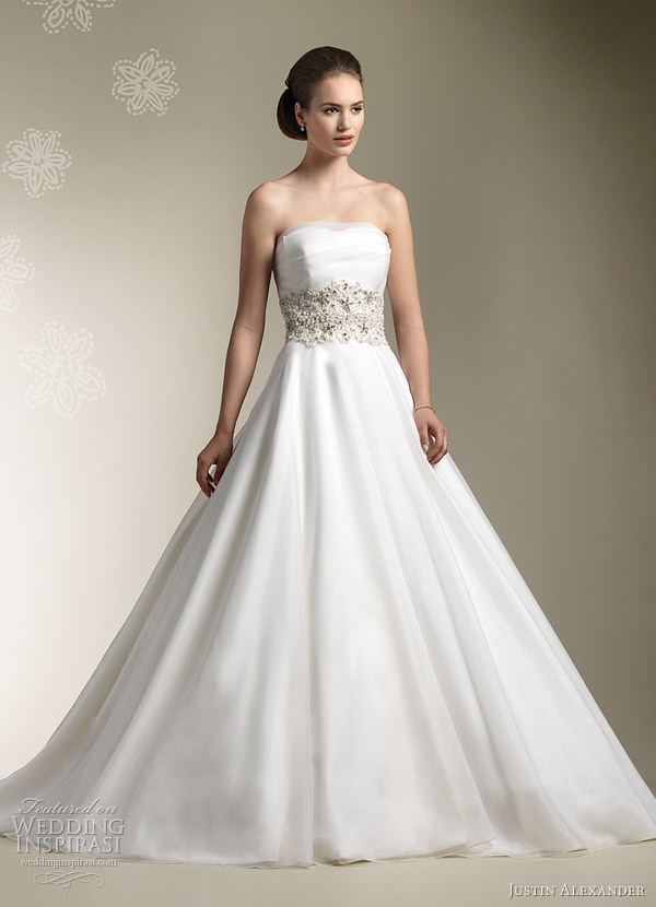 justin alexander 2012 ball gown