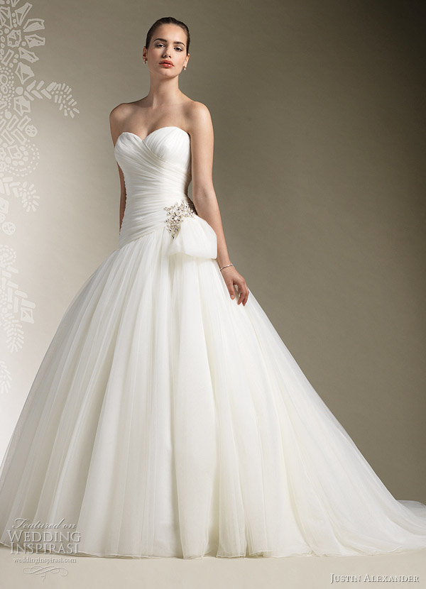 justin alexander bridal 2012 ball gown style 8610