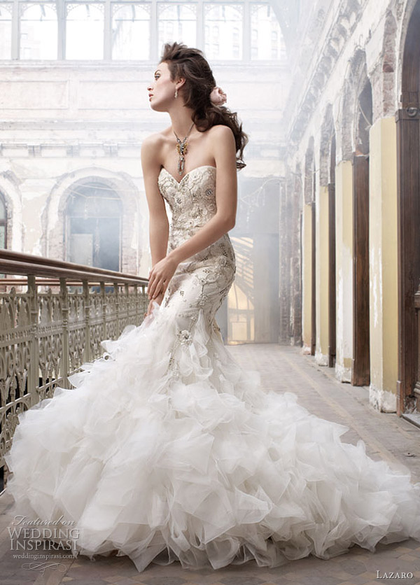 lazaro bridal gowns 2012 - style 3215