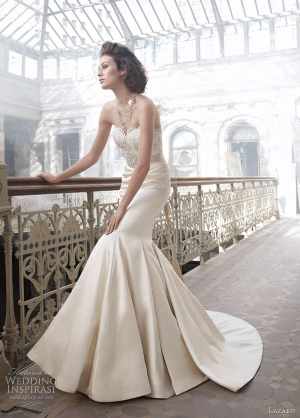 lazaro wedding dress 2012 - style 3207