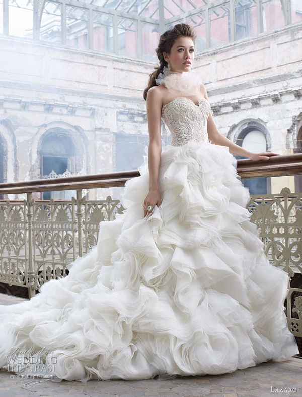 lazaro wedding dresses spring 2012 - style 3213