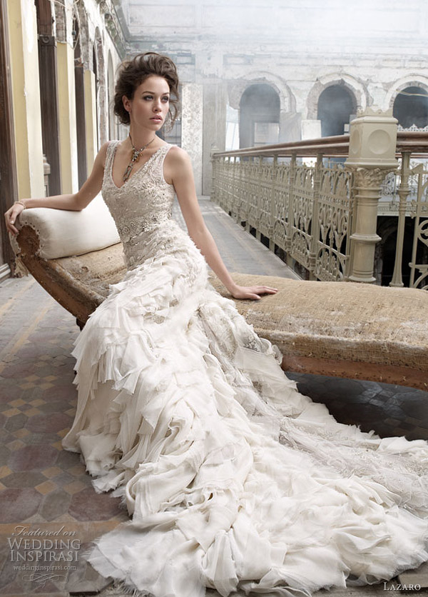 lazaro wedding dresses style 3202