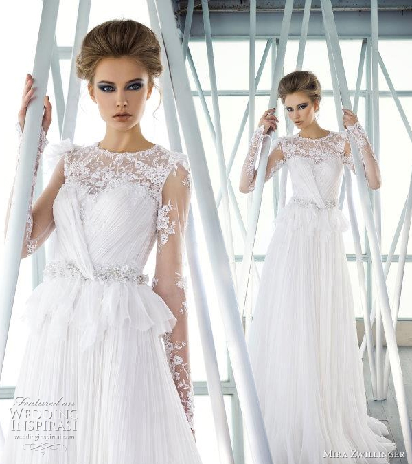 mira zwillinger 2012 wedding gown