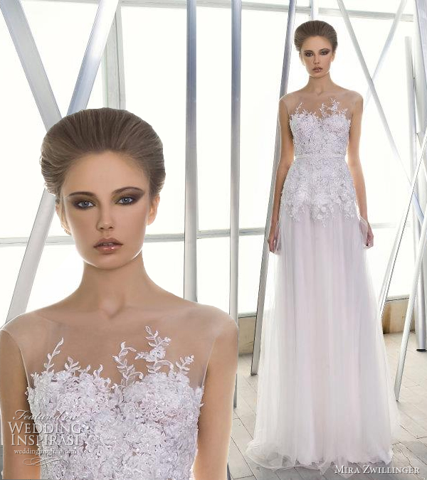 mira zwillinger couture wedding dress 2012