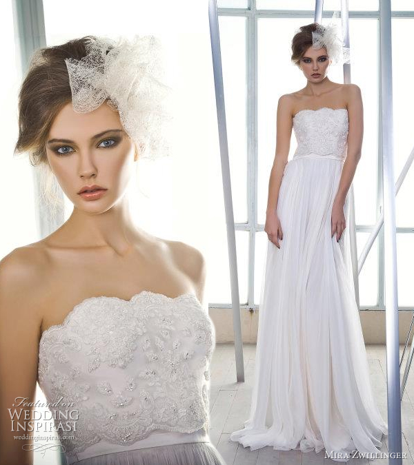 mira zwillinger wedding gown 2012