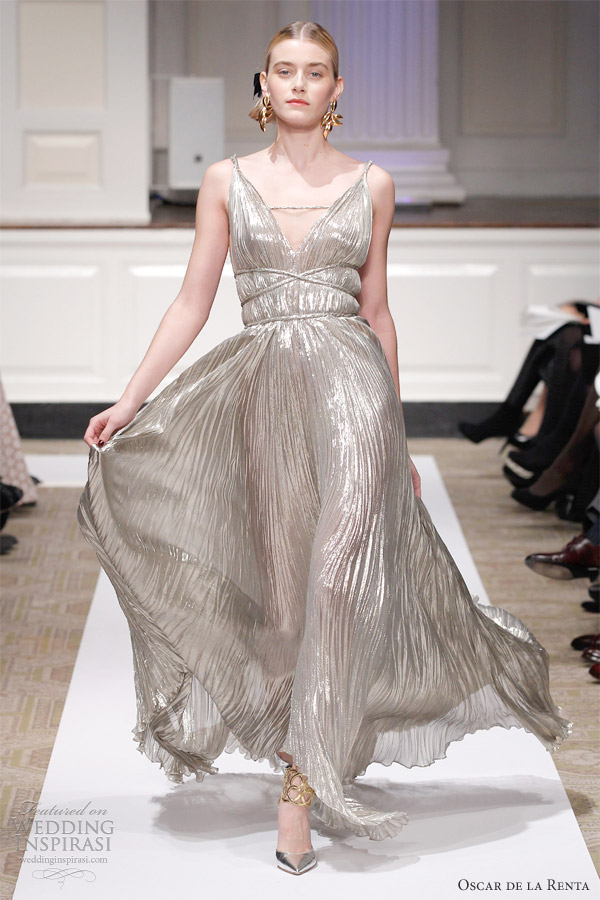 oscar de la renta bridal 2012