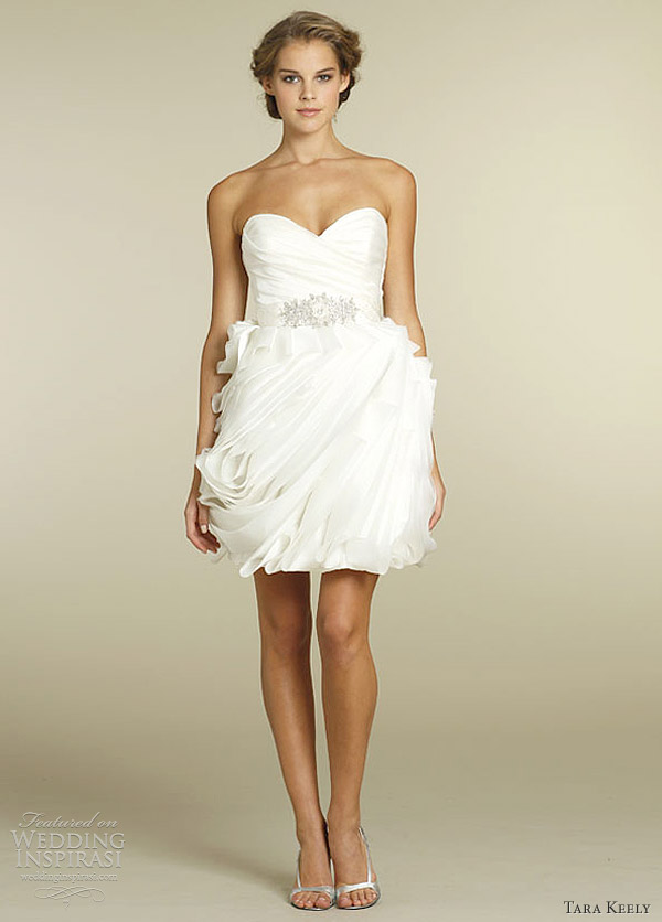 tara keely short wedding dress spring 2012 - style 2211