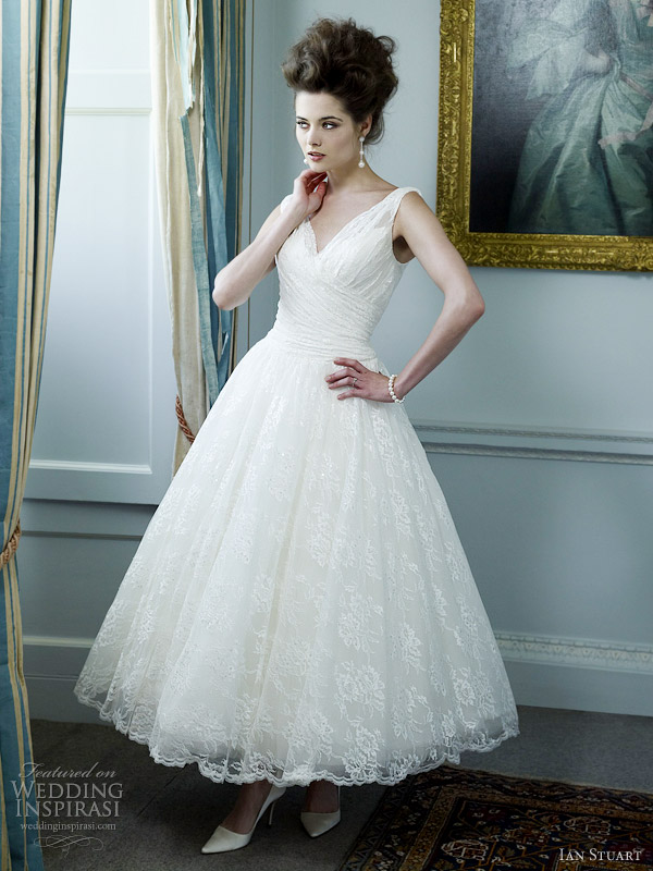 tea length wedding dress 2012 - cadillac