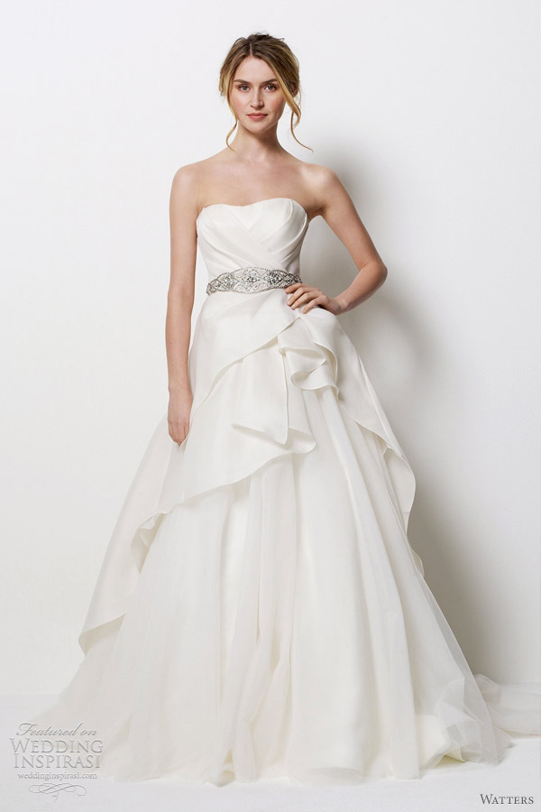 watters beverly hills wedding dress 2012