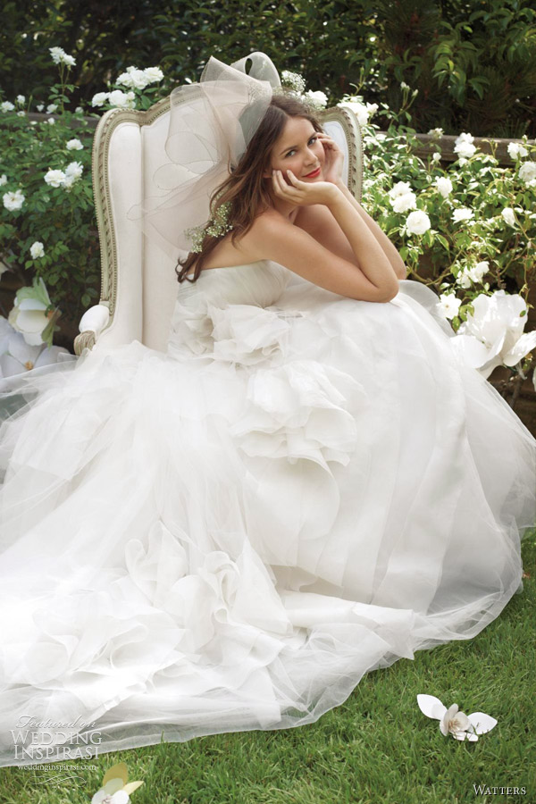 watters spring 2012 wedding dress