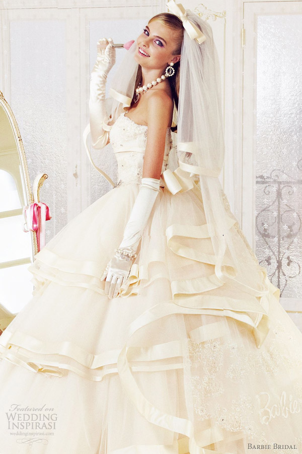 barbie bridal wedding dresses 2012