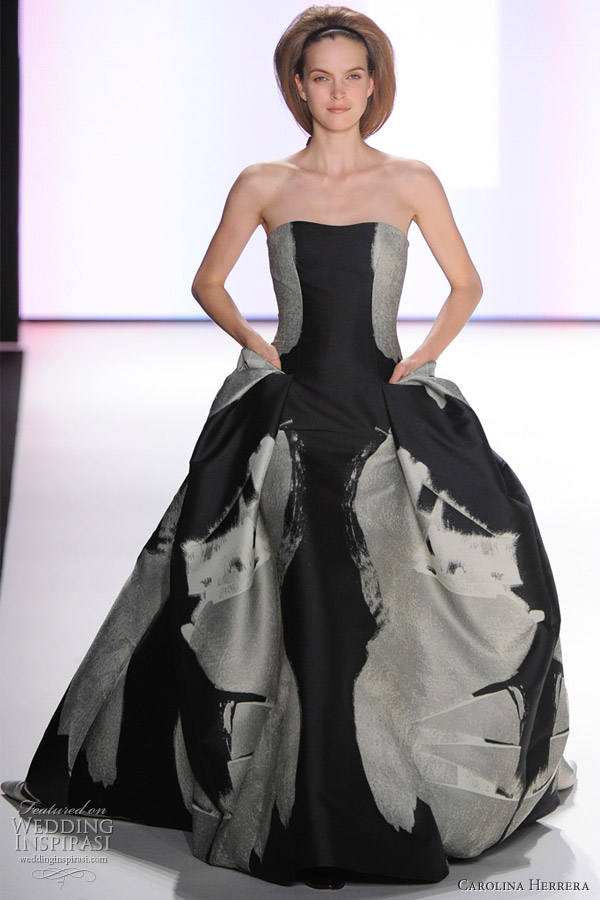 carolina herrera fall 2012 dress