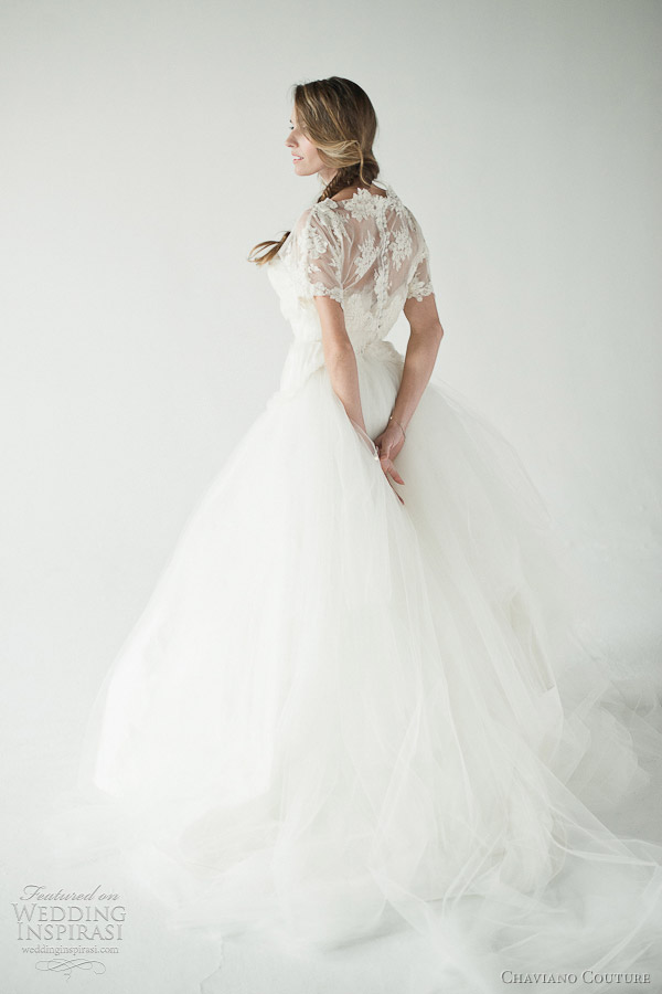 chaviano couture bridal 2012 - natalie jacket, valentina gown