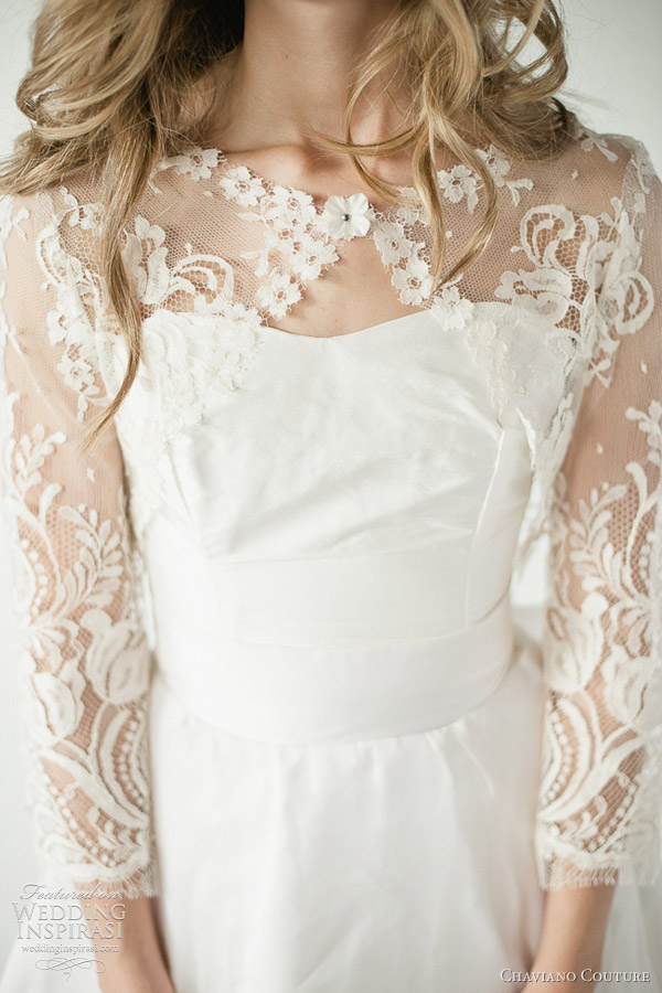 chaviano couture 2012 wedding dresses - Chloe bodice with Leigh jacket