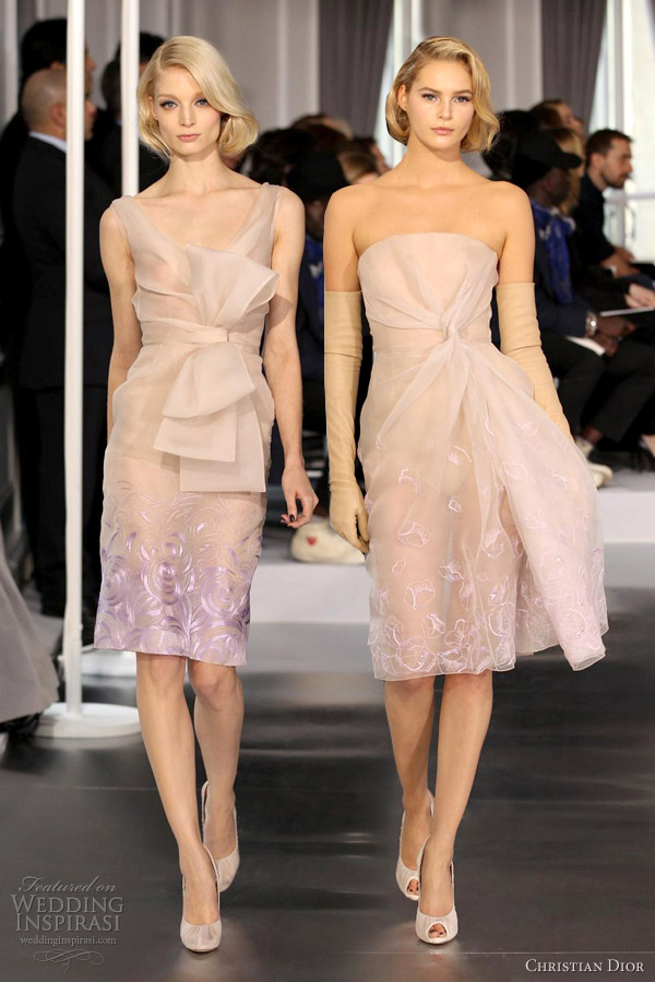 Christian Dior Spring Summer 2012 Couture Wedding Inspirasi