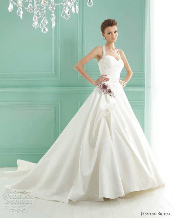 halter neck wedding dresses 2012