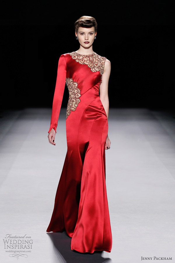 jenny packham 2012 red carpet gown