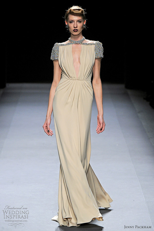 jenny packham fall 2012 red carpet gown