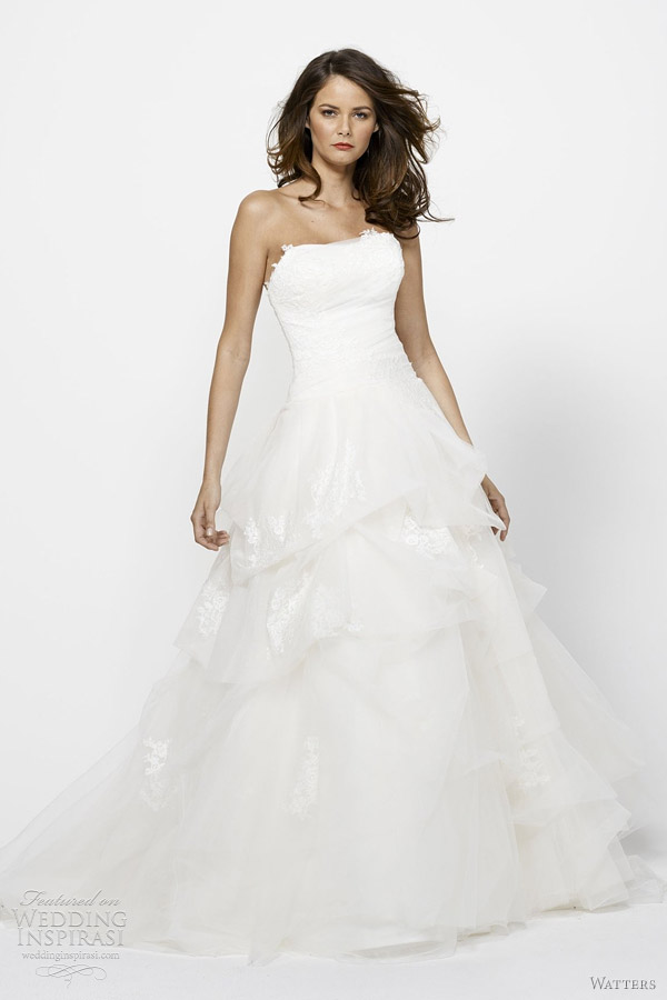 lena wedding dress 2012 watters