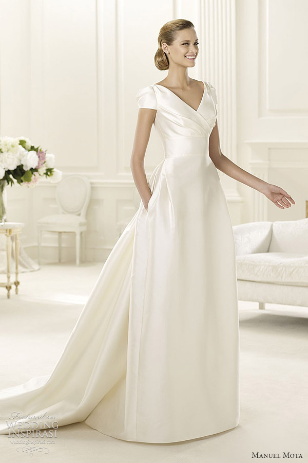 manuel mota for pronovias wedding dresses 2013 gabina