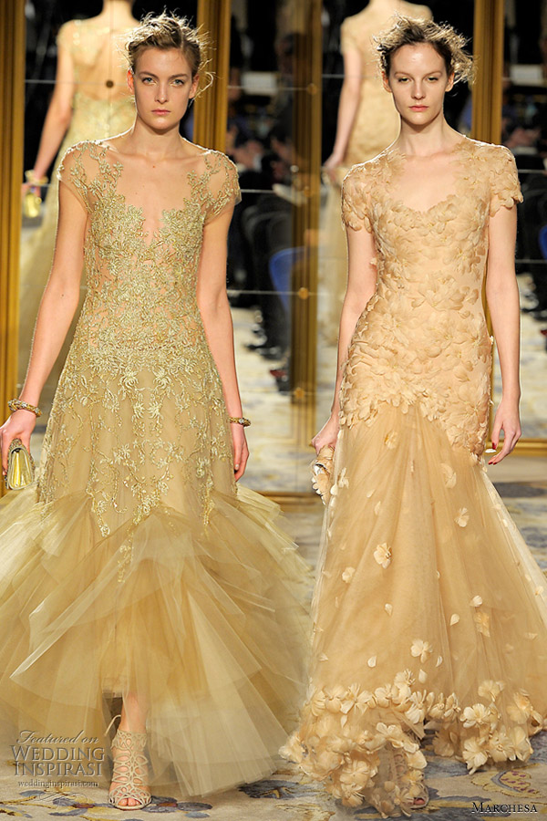 marchesa fall 2012 runway dresses