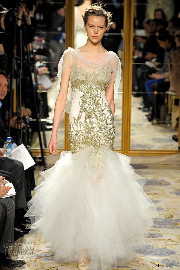 marchesa fall 2012 wedding dresses