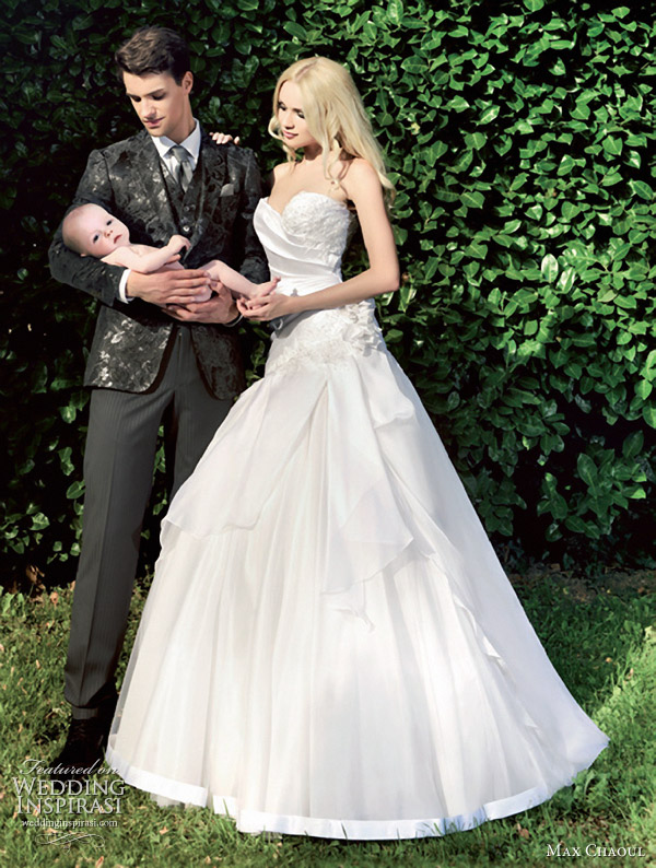 max chaoul 2012 wedding dresses - romance gown