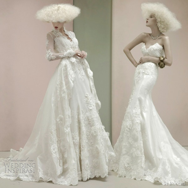 st pucchi couture 2012 bridal coat