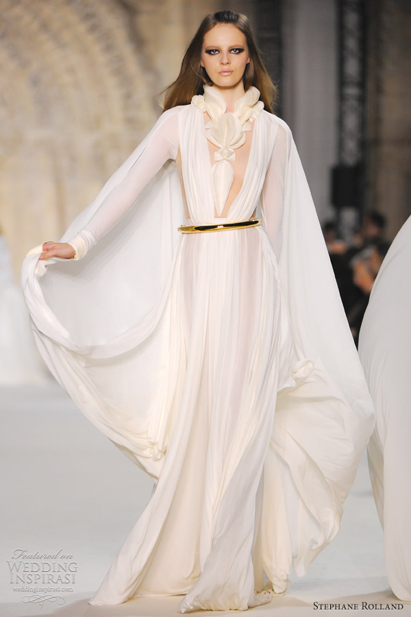 stephane rolland spring 2012 couture wedding dress