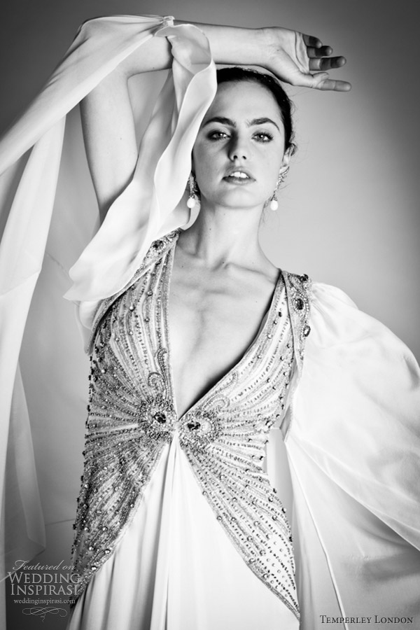 temperley london bridal 2012 greata kimono shrug