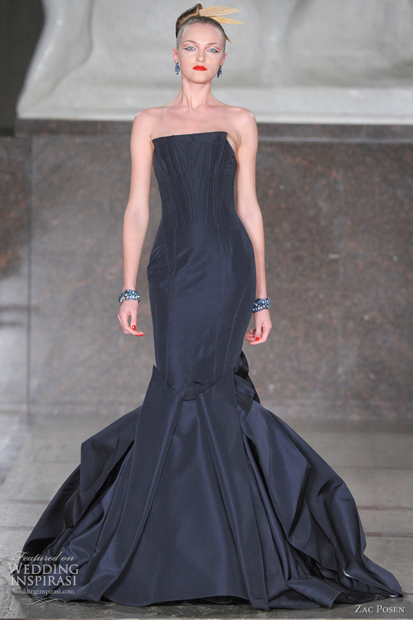 zac posen fall 2012 mermaid gown