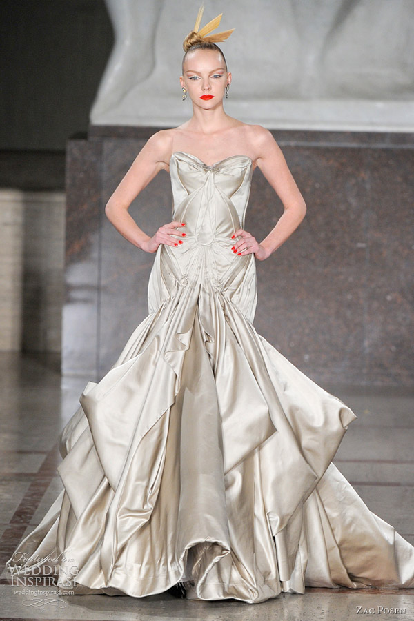 zac posen fall 2012 wedding dress