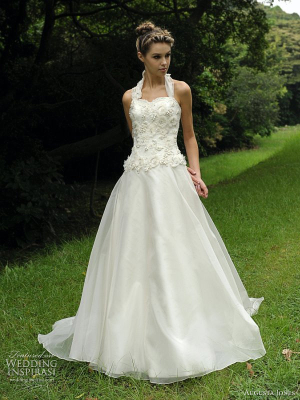 augusta jones 2012 lita halter wedding dress