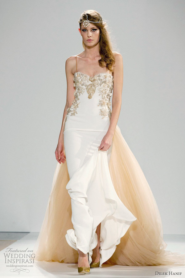 dilek hanif couture wedding dress spring 2012